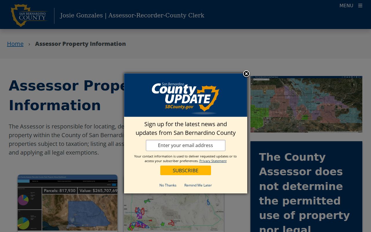 Upland residents directory county assessor parcel search