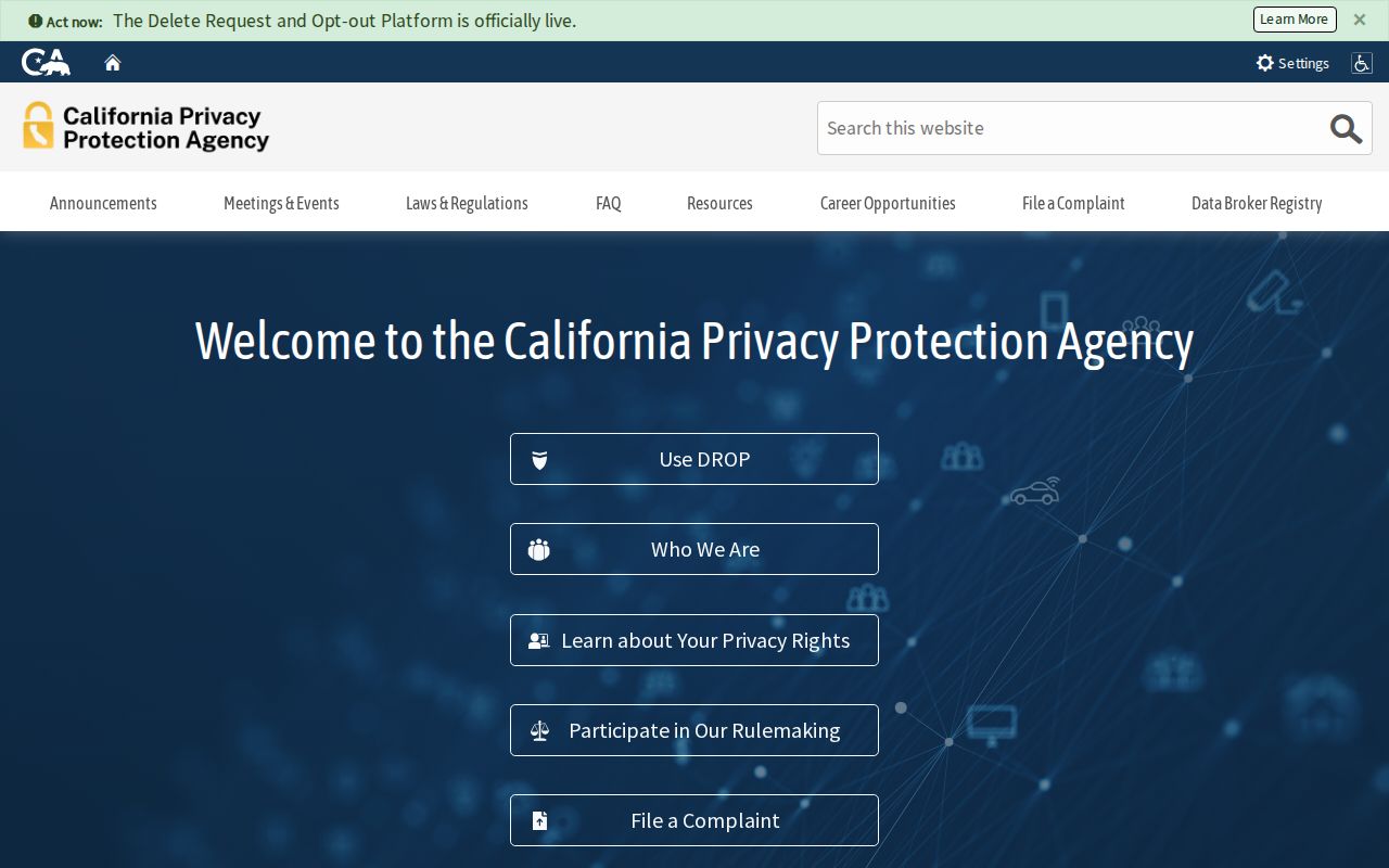 Upland neighbors California Privacy Protection Agency guidance